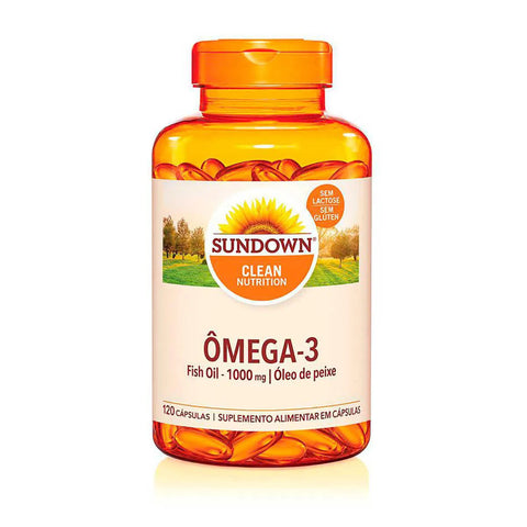 Ômega 3 (Sundown Naturals) 1000mg - 120 Unidades - Cápsula