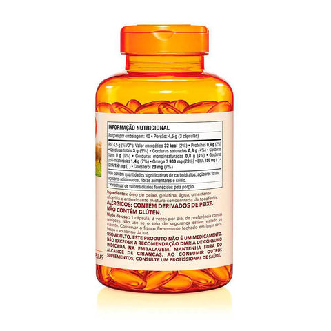 Ômega 3 (Sundown Naturals) 1000mg - 120 Unidades - Cápsula