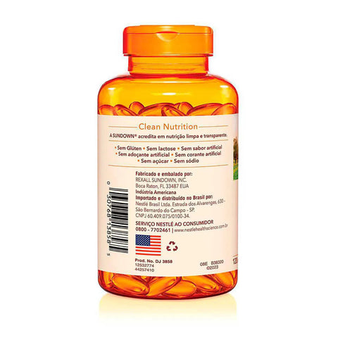 Ômega 3 (Sundown Naturals) 1000mg - 120 Unidades - Cápsula