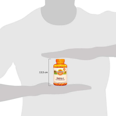 Ômega 3 (Sundown Naturals) 1000mg - 120 Unidades - Cápsula