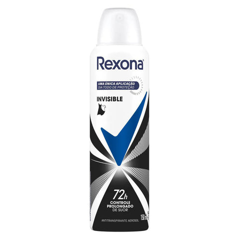Desodorante Antitranspirante Feminino Rexona Motionsense Invisible, Aerossol, 1 Unidade Com 150Ml