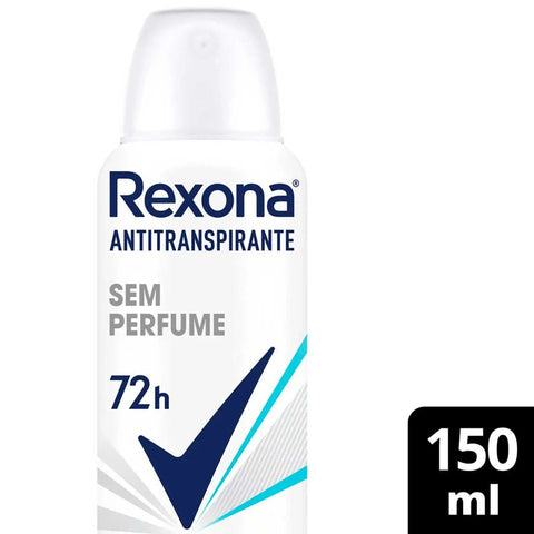 Desodorante Antitranspirante Feminino Rexona Motionsense Sem Perfume, Aerossol, 1 Unidade Com 150Ml