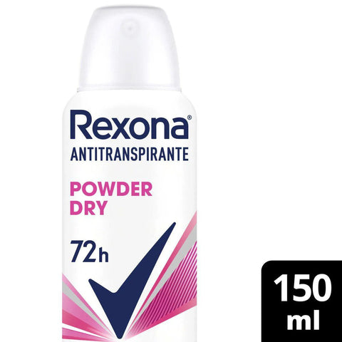 Desodorante Antitranspirante Feminino Rexona Motionsense Powder Dry, Aerossol, 1 Unidade Com 150Ml