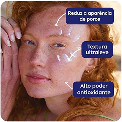 Protetor Solar Facial Nivea Sun Triple Protect Extra Radiance & Smooth FPS 50 - 40 mL