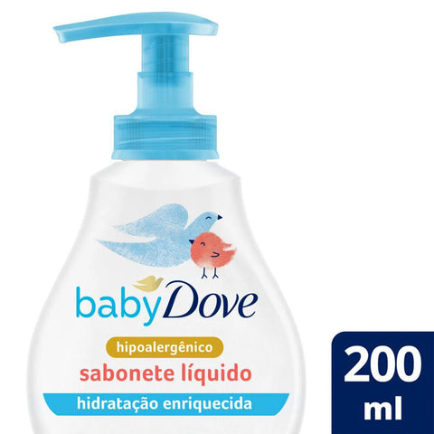 Sabonete Líquido Dove Da Cabeça Aos Pés Hidratação Enriquecida 200Ml