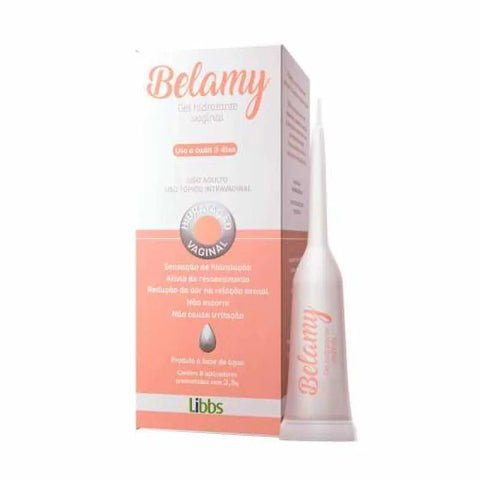 Gel Hidratante Vaginal Belamy 8 Aplicadores de 2,5G