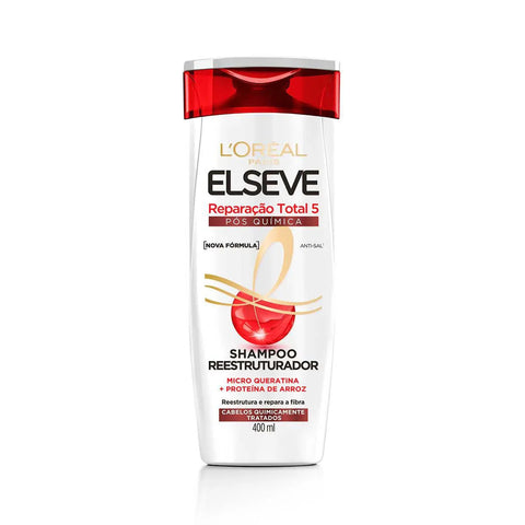 Shampoo Elseve Reparação Total 5 Pós-Química 400Ml