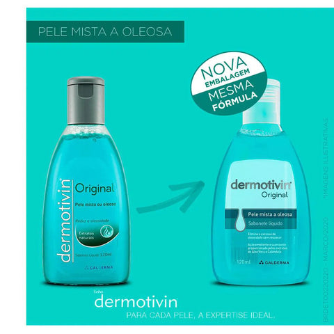 Dermotivin Sabonete Líquido Flip Top 120 Ml