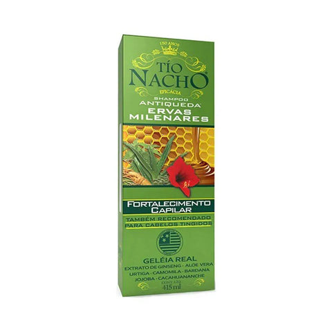 Shampoo Tío Nacho Fortalecedor Ervas Milenares 415Ml