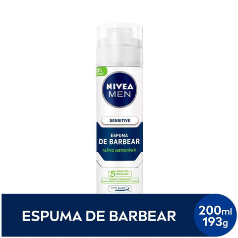 Espuma Para Barbear Nivea Men Sensitive 200Ml
