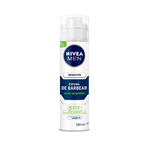 Espuma Para Barbear Nivea Men Sensitive 200Ml