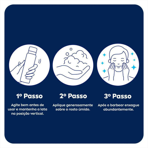 Espuma Para Barbear Nivea Men Sensitive 200Ml