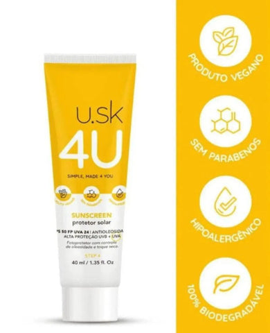 U Sk 4U Sunscreen F50 40 Ml