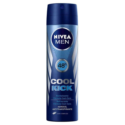 Desodorante Antitranspirante Nivea Men Cool Kick Aerossol, 1 Unidade Com 150Ml