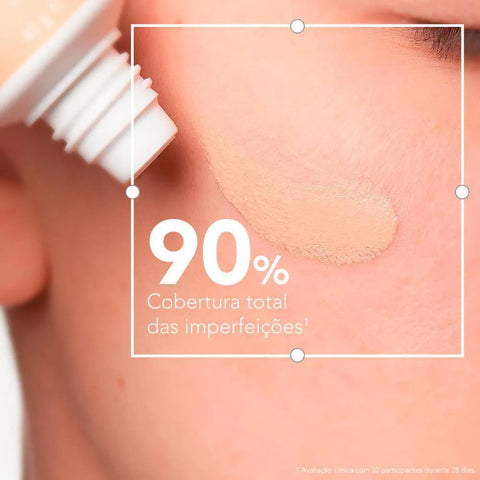 Protetor Solar Facial Bioderma Photoderm Cover Touch Mineral Escuro - FPS 50+ Escuro - 40 g