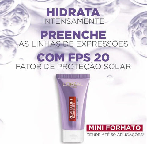 Revitalift Hialuronico Diurno Fator 20 25G