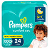 Fralda Pampers Confort Sec Tamanho XXXG - 24 Unidades