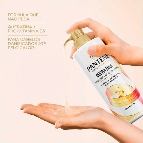 Shampoo Pantene Pro-V Miracles Queratina Preenche & Blinda 510ml