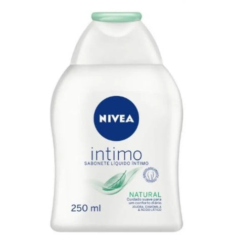 Sabonete Íntimo Feminino Nivea Natural Óleo de Jojoba, Líquido Com 250Ml