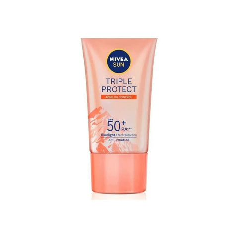 Protetor Solar Facial Nivea Sun Triple Protect Antiacne FPS 50 - 40 g