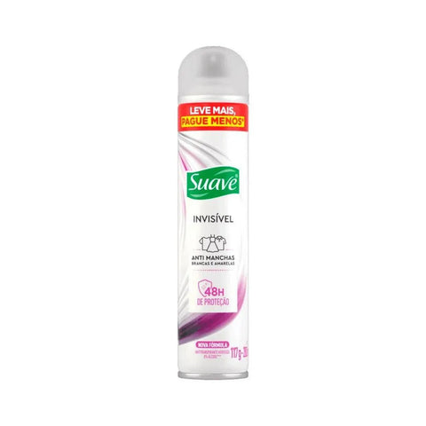 Desodorante Antitranspirante Feminino Suave Invisível Aerossol Com 200Ml