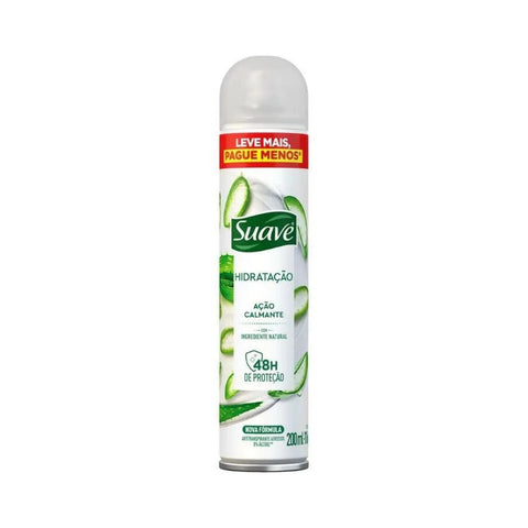 Desodorante Antitranspirante Feminino Suave Hidratação Ação Calmante Aerossol Com 200Ml