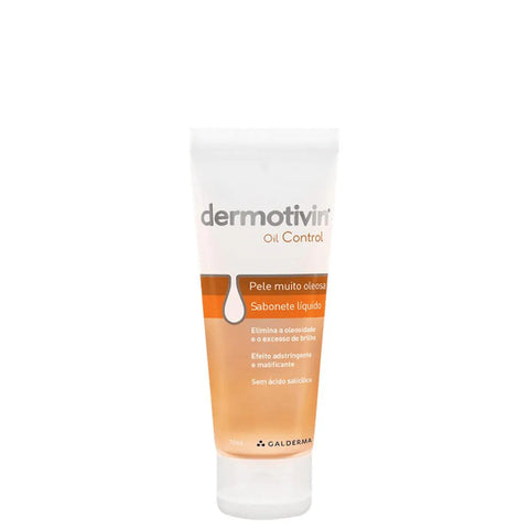 Sabonete Dermotivin Oil Control Líquido, 1 Unidade Com 70Ml