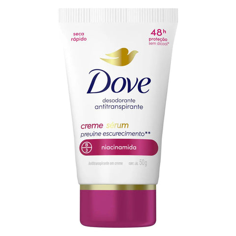 Desodorante Antitranspirante Creme Dove Creme Sérum Feminino 48h Niacinamida 50g
