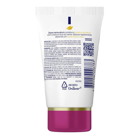 Desodorante Antitranspirante Creme Dove Creme Sérum Feminino 48h Niacinamida 50g