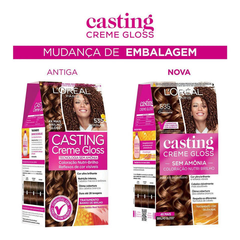 Tonalizante L'Oréal Casting Creme Gloss Nº 535 Chocolate