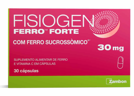 Fisiogen Ferro Forte - 30 Unidades - Cápsula