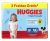 Fralda Huggies Tripla Proteção Tamanho XG - 28 Unidades