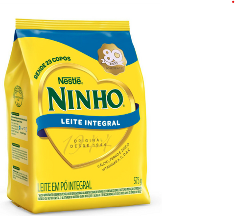 Leite em Pó Ninho Integral Sachês 575g