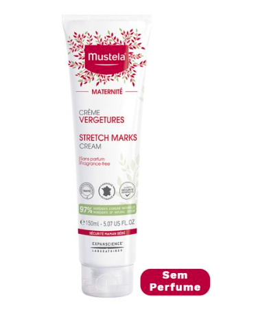Creme Prevenção de Estrias Mustela Maternité sem perfume com 150ml