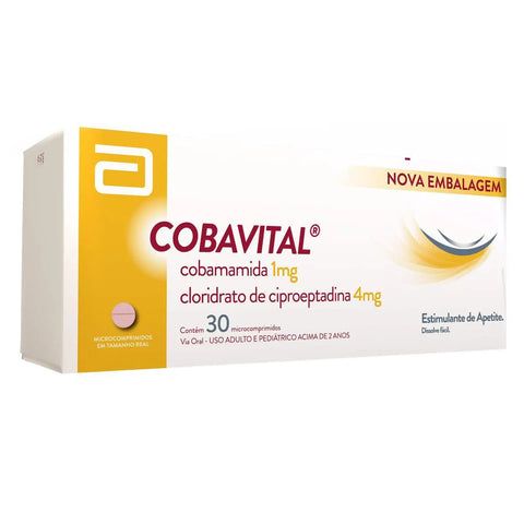 Cobavital 1mg + 4mg - 30 Unidades - Micro Comprimidos