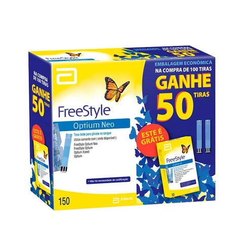 Tiras Freestyle Optium  100 + 50 Unidades - Tiras