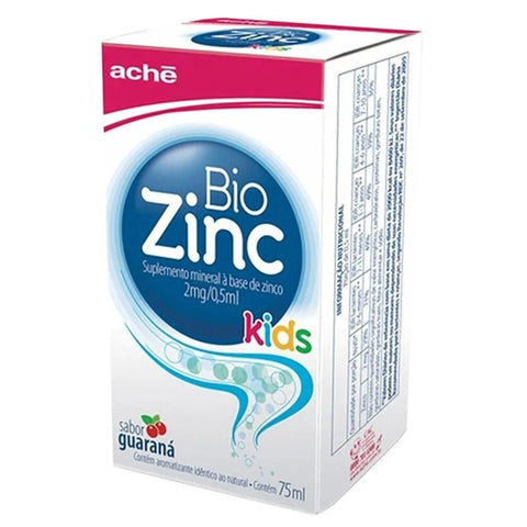 Biozinc Kids 2mg/0,5mL - 75 mL - Xarope
