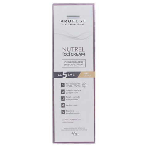 Creme Nutrel CC Cream Pele Clara - FPS 30 - 50 g
