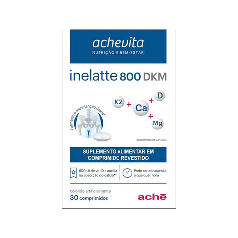 Inelatte 800 Dkm 800 UI - 30 Unidades - Comprimidos