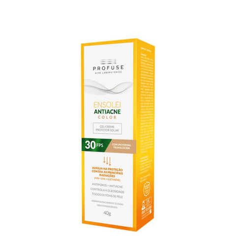 Protetor Solar Profuse Ensolei Antiacne Color FPS 30 - 40 g