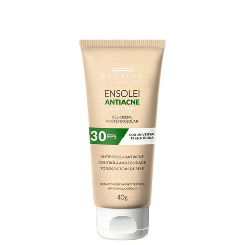Protetor Solar Profuse Ensolei Antiacne Color FPS 30 - 40 g