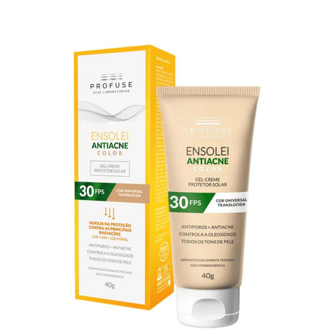 Protetor Solar Profuse Ensolei Antiacne Color FPS 30 - 40 g