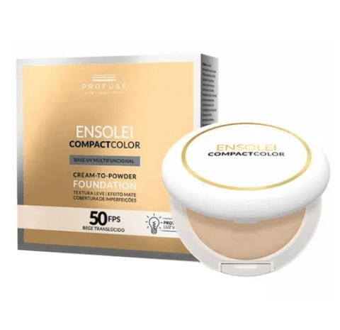 Protetor Solar Profuse Ensolei Compact Color FPS 50 - 10 g