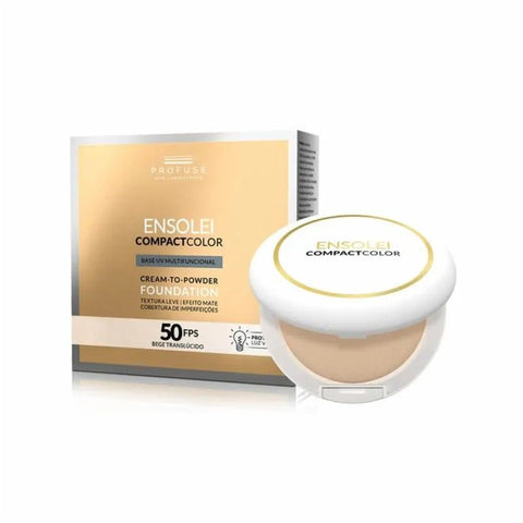 Protetor Solar Profuse Ensolei Compact Color FPS 50 - 10 g