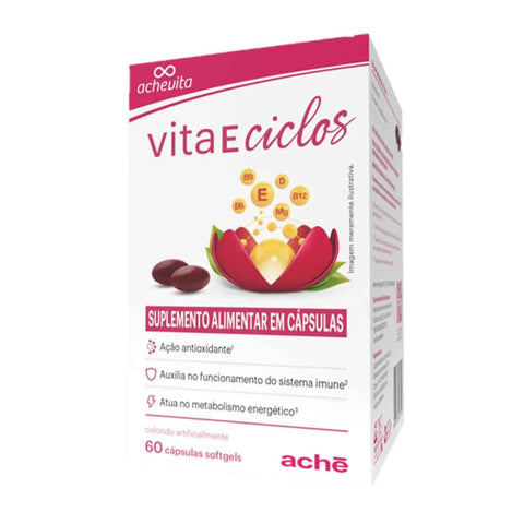 Suplemento Alimentar Vita e Ciclos 60 Unidades - Cápsula