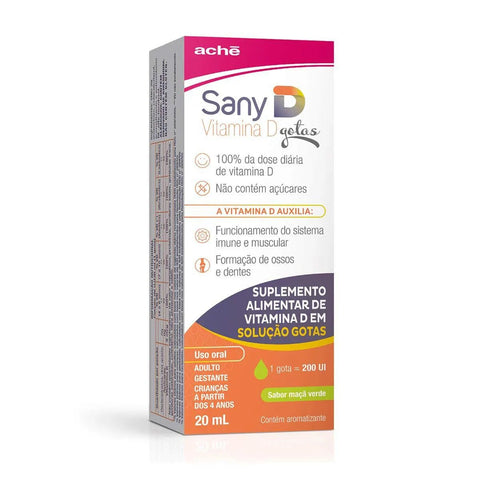 Vitamina D Sany D 200UI - 20 mL - Líquido