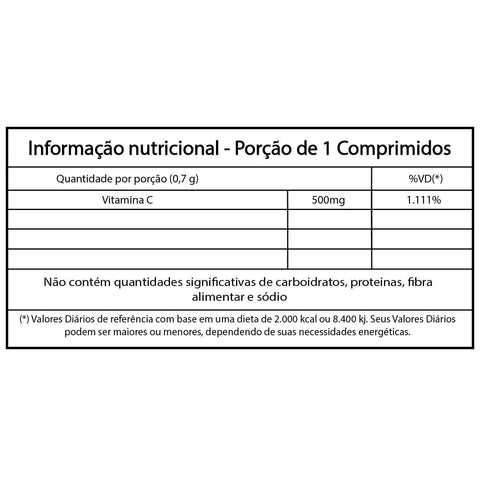 Vitamina C (Althaia) 500mg - 30 Unidades - Comprimido