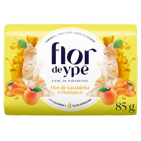 Sabonete Flor Ype Flor Laranjeira e Damasco 85g