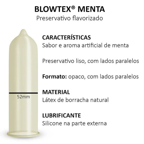 Preservativo Blowtex Menta 3 Unidades