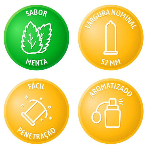 Preservativo Blowtex Menta 6 + 3 Unidades